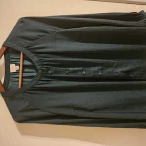 A New Day Teal Blouse